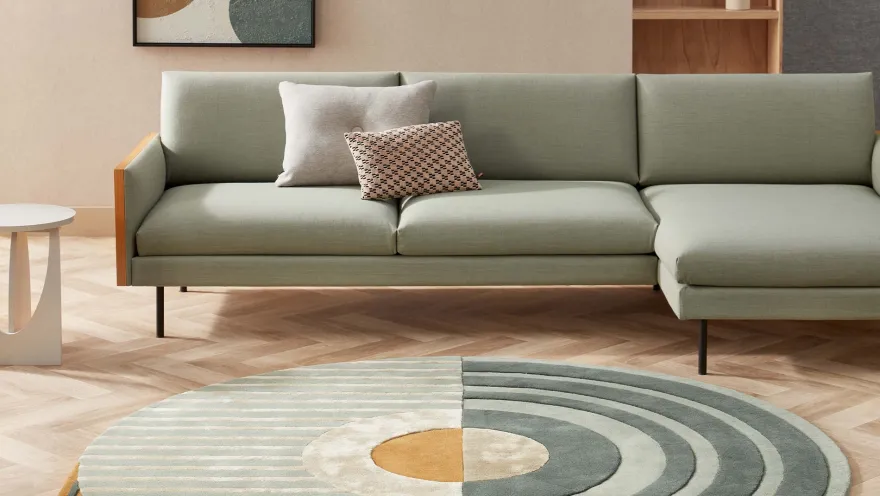 Brinker Carpets Fano Girare Green Vloerkleed