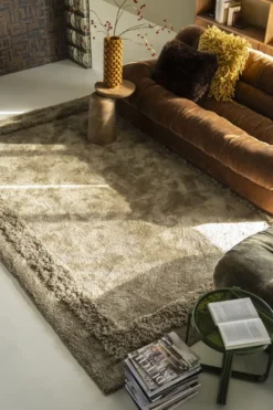 By Boo Tura Taupe Vloerkleed