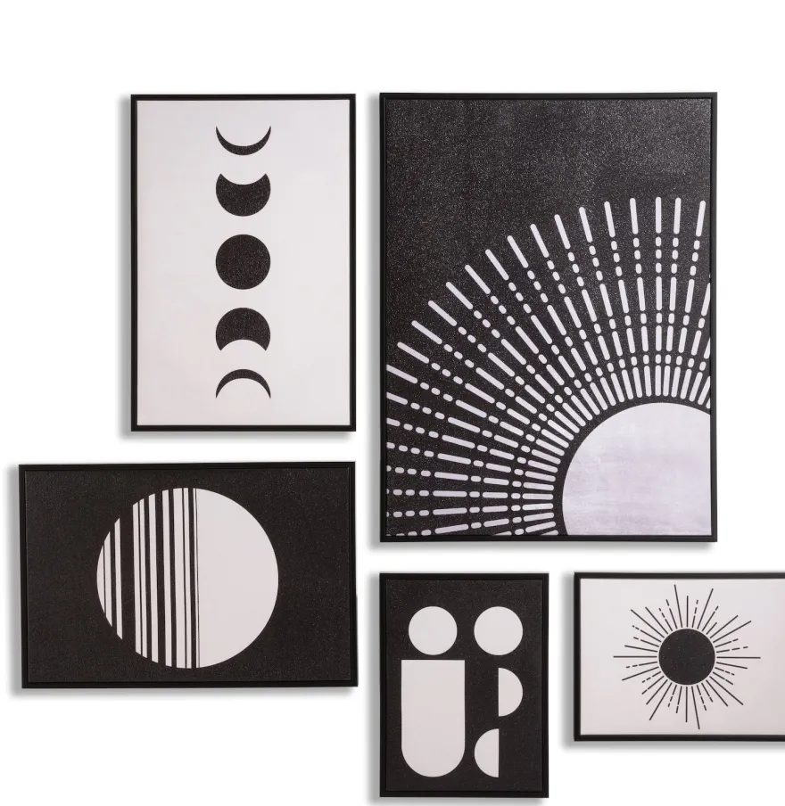 COCO maison Lunatic Set 5 Wanddecoratie