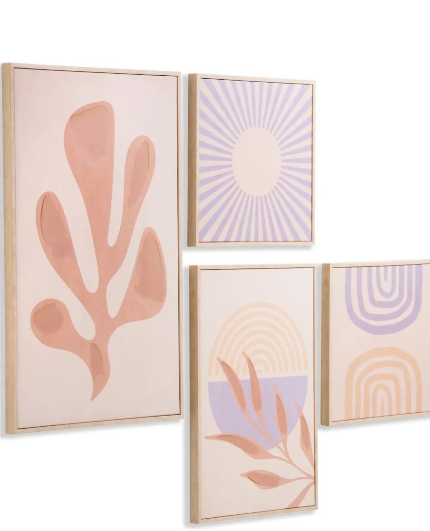 COCO maison Moos Set 4 Wanddecoratie