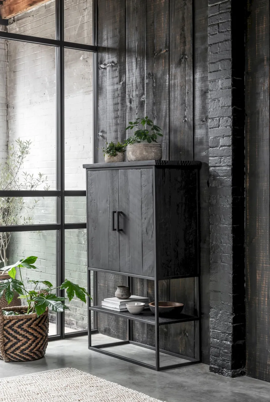 DTP Home Beam Zwart Opbergkast