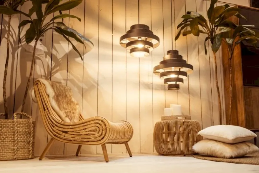 Eijerkamp Collectie Walnut Hanglamp