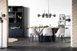 Eleonora Aron Zwart Eettafel