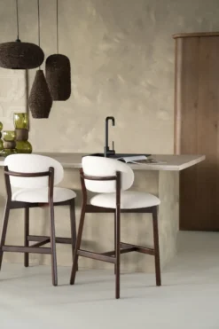 Eleonora Mikky Beige Barkruk