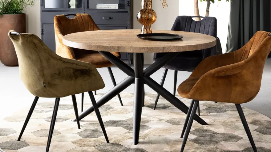 Feelings Wonen Brandy Eettafel