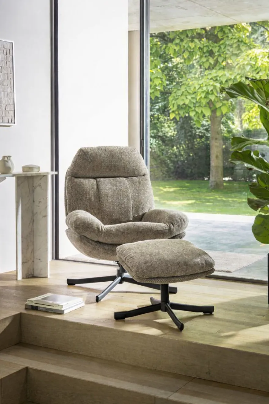 Feelings Wonen Lenn Relaxfauteuil + Hocker
