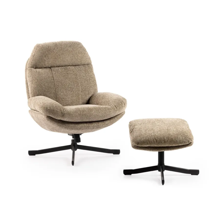 Feelings Wonen Lenn Relaxfauteuil + Hocker