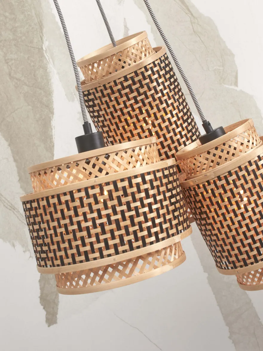 Good&Mojo Bhutan 3 Shades Hanglamp