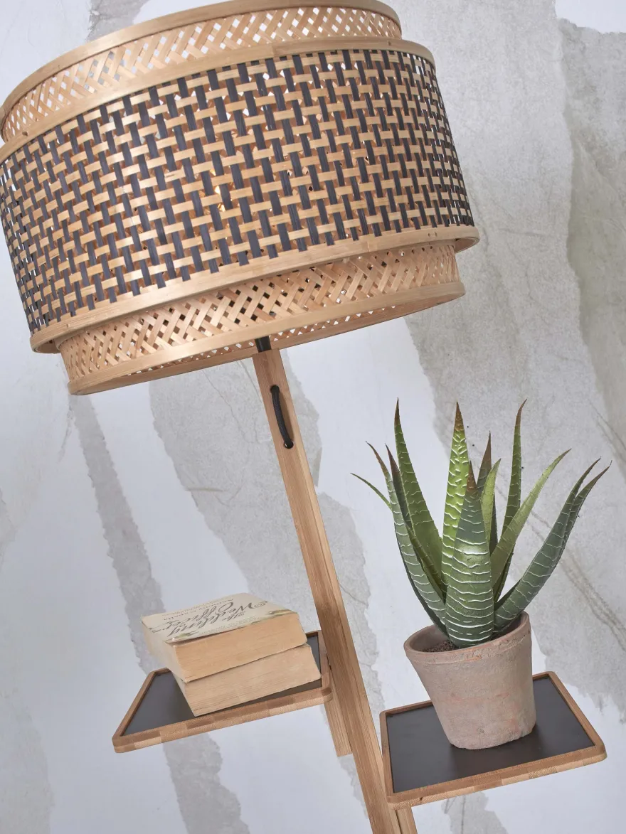 Good&Mojo Bhutan Shelves Vloerlamp