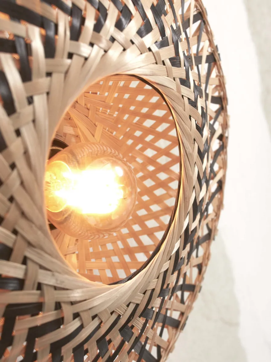 Good&Mojo Kalimantan Natural Black Wandlamp