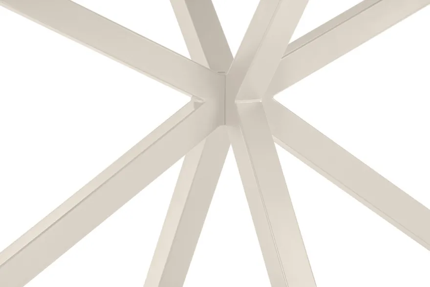 Henders en Hazel Caletta Beige Centrale Kruispoot Eettafel