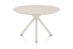 Henders en Hazel Caletta Beige Centrale Kruispoot Eettafel