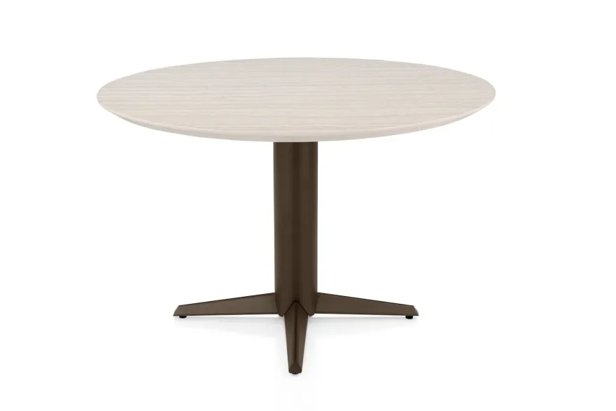 Henders en Hazel Caletta Steelbrown Centrale Teenpoot Eettafel
