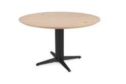 Henders en Hazel Caletta Zwarte Centrale Teenpoot Eettafel