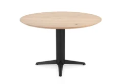 Henders en Hazel Caletta Zwarte Centrale Teenpoot Eettafel