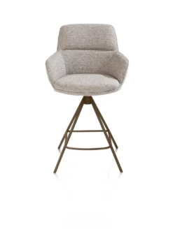 Henders en Hazel Mateo Steelbrown Poten Barstoel