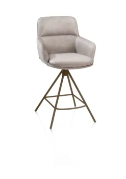 Henders en Hazel Mateo Steelbrown Poten Barstoel
