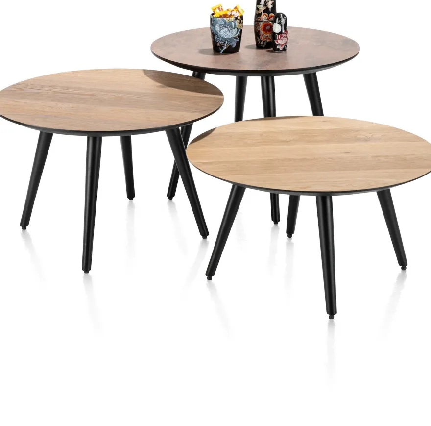 Henders en Hazel Maze Rond L Salontafel