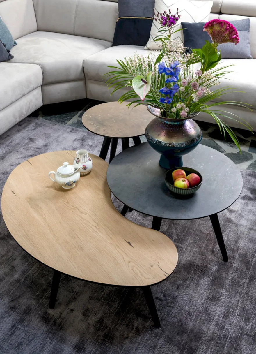 Henders en Hazel Maze Rond M Salontafel