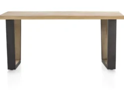 Henders en Hazel Metalox V-Poot Hout Eettafel