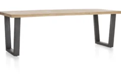 Henders en Hazel Metalox V-Poot Metaal Eettafel