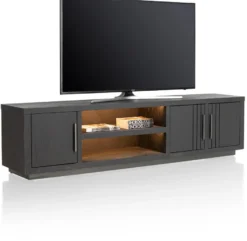 Henders en Hazel Pavie Castle Black Tv-meubel