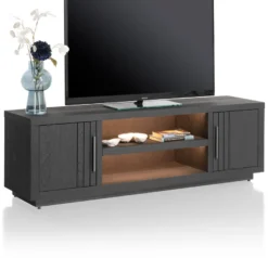 Henders en Hazel Pavie Castle Black Tv-meubel