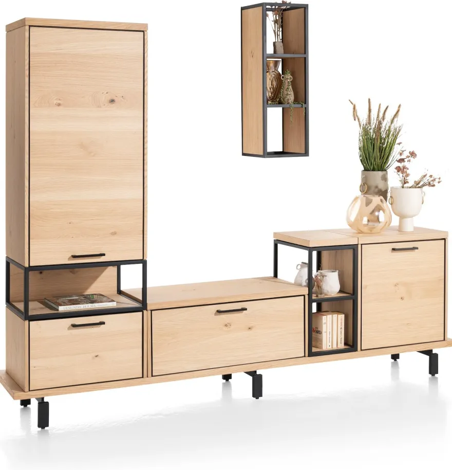 Henders en Hazel Ridge 1-deurs Kast