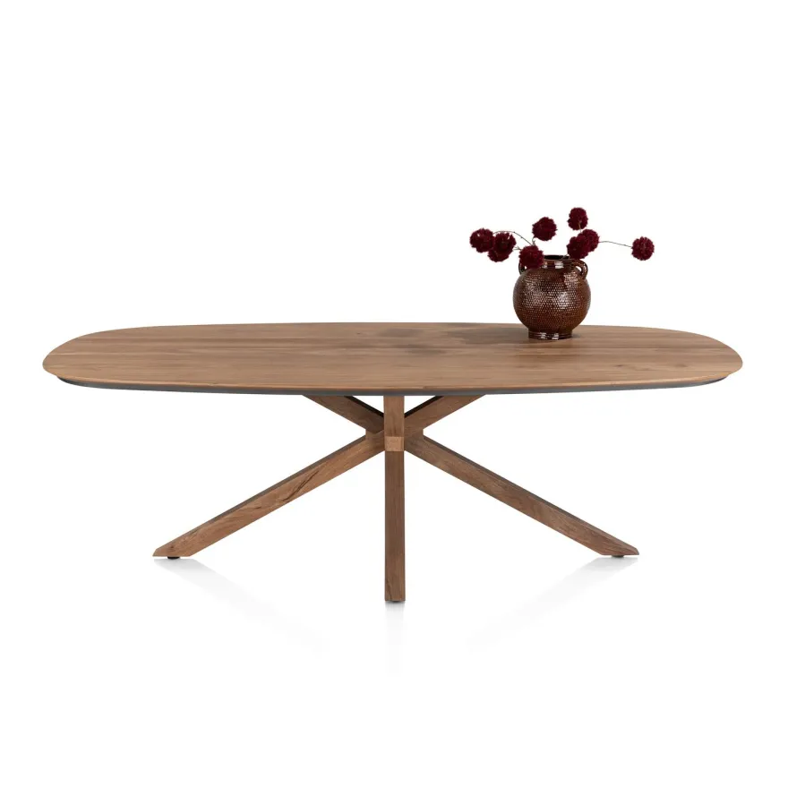 Henders en Hazel Trapani Ovale Eettafel