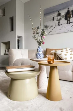 HKLIVING Earthenware XL Bijzettafel