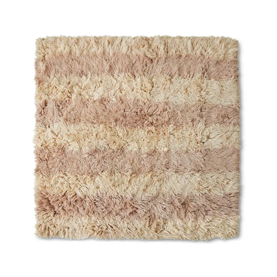 HKLIVING Fluffy Square Vloerkleed