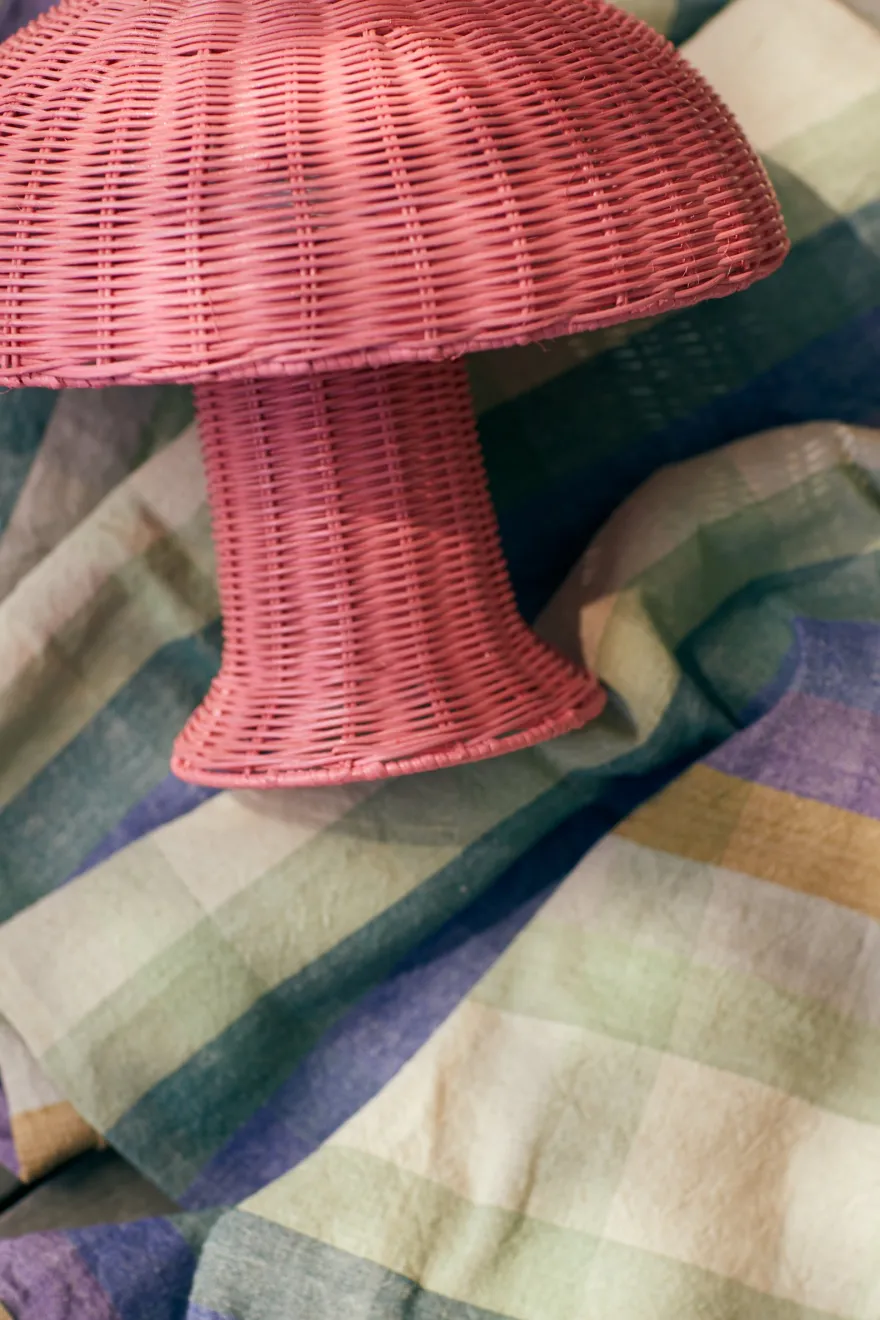 HKLIVING Rattan Tafellamp