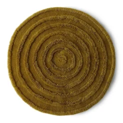 HKLIVING Round Woolen Rug Seaweed Vloerkleed