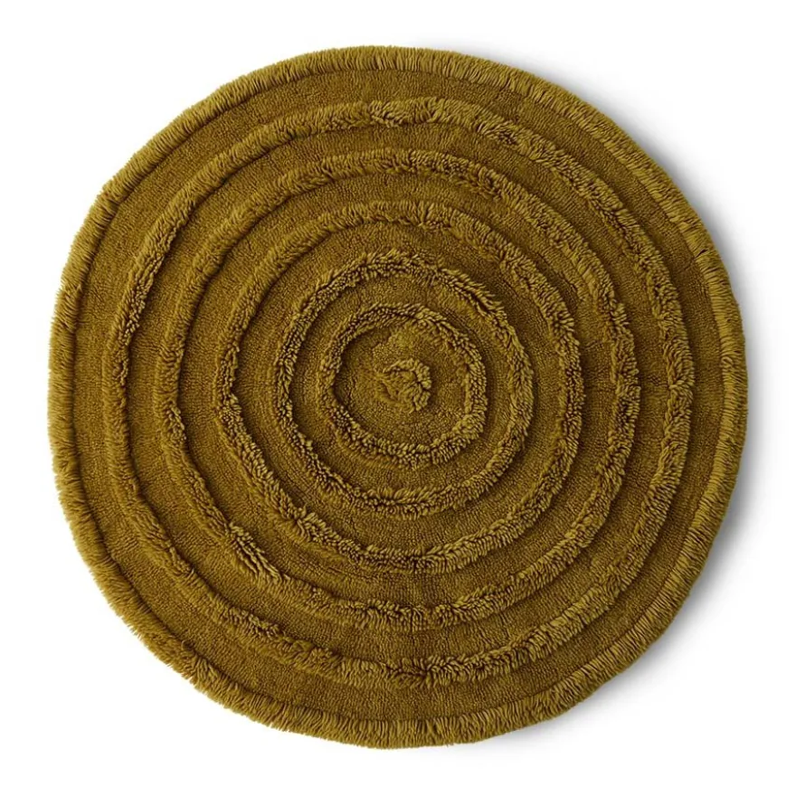 HKLIVING Round Woolen Rug Seaweed Vloerkleed