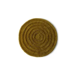 HKLIVING Round Woolen Rug Seaweed Vloerkleed