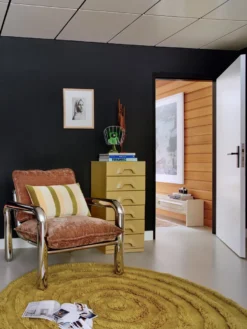 HKLIVING Round Woolen Rug Seaweed Vloerkleed