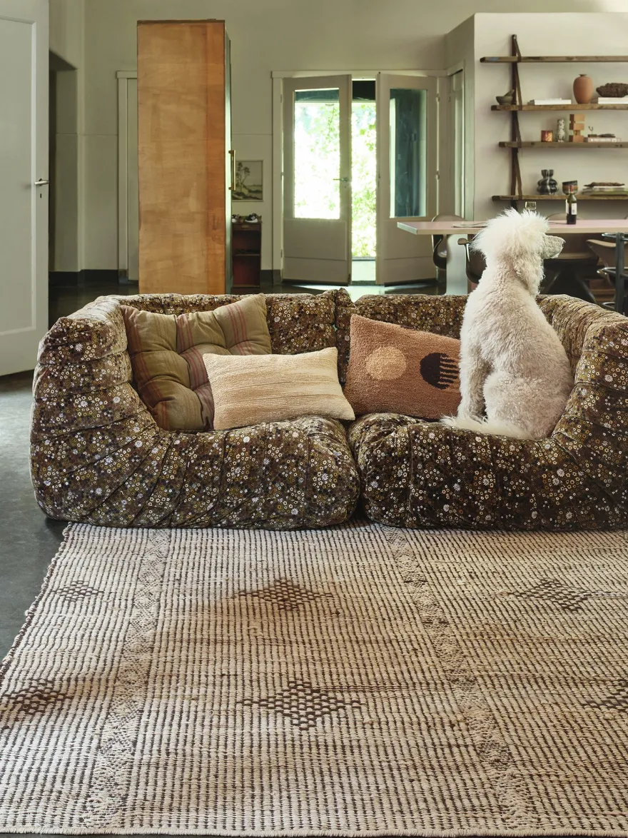 HKLIVING Rustic Vloerkleed