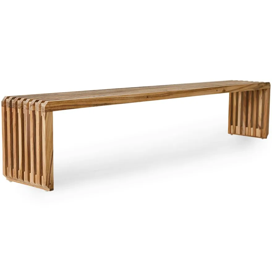 HKLIVING Slatted XL Bank