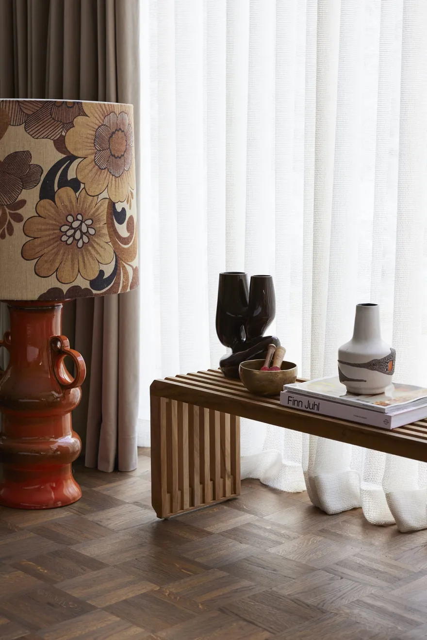 HKLIVING Slatted XL Bank