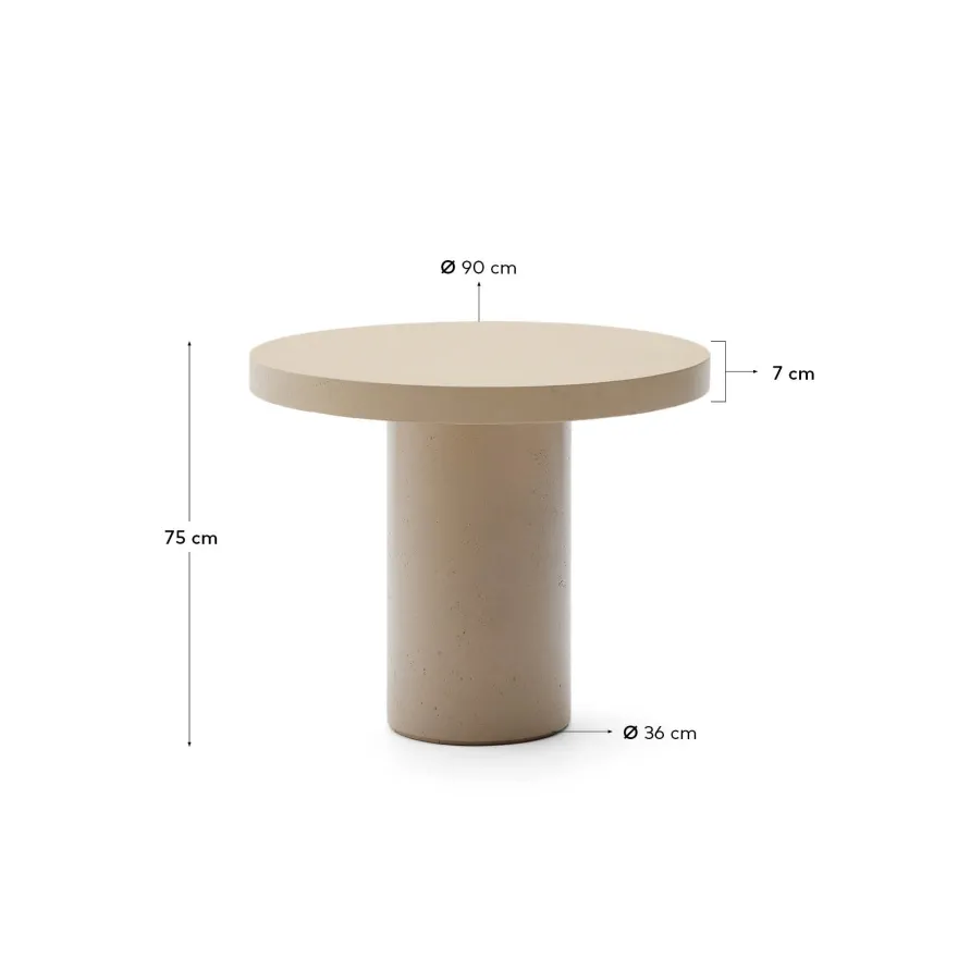 Kave Home Aiguablava S Tuintafel