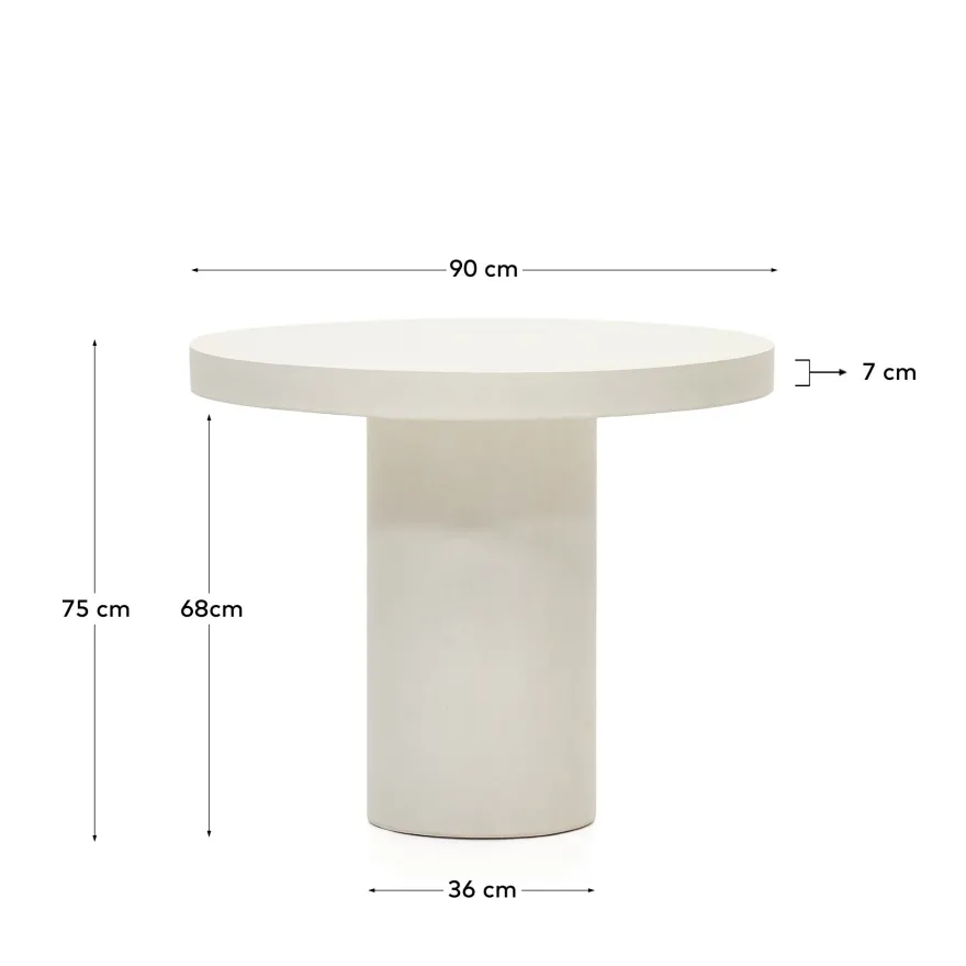 Kave Home Aiguablava S Tuintafel
