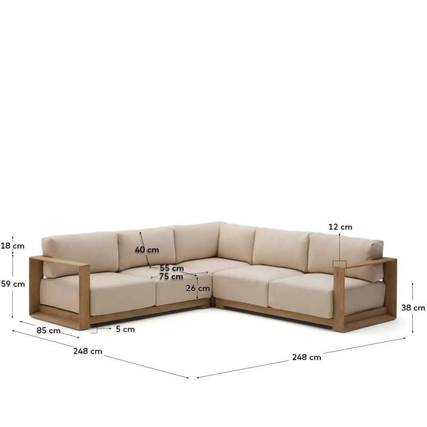 Kave Home Ambra Tuinbank