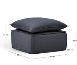 Kave Home Anarela Hocker