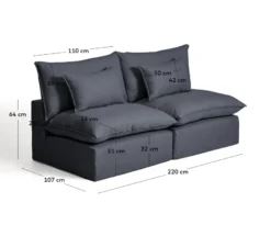 Kave Home Anarela 3-Zitsbank