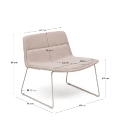 Kave Home Arenys Grote Tafellamp