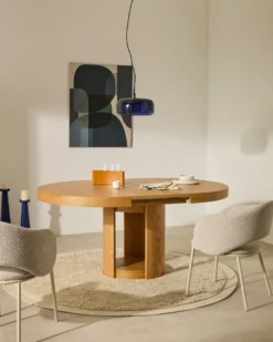 Kave Home Artis Uitschuifbare Eettafel
