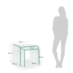 Kave Home Burano Set van 2 Bijzettafel
