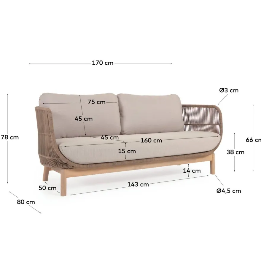 Kave Home Catalina Tuinbank