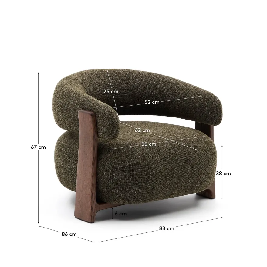 Kave Home Granite Fauteuil