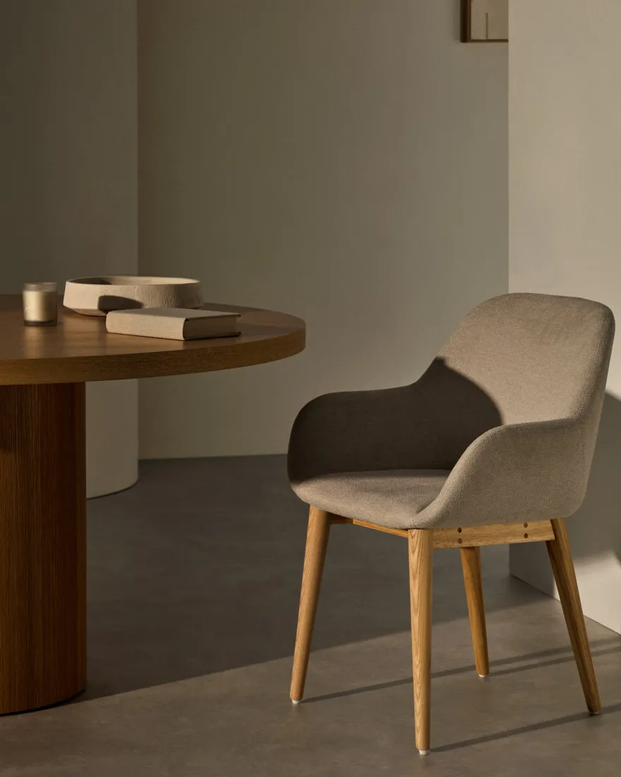 Kave Home Konna Essenhout Eetkamerstoel